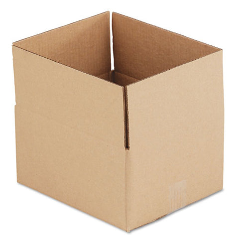 Brown Corrugated - Fixed-Depth Shipping Boxes, 12l x 10w x 6h, 25/Bundle, Sold as 1 Bundle